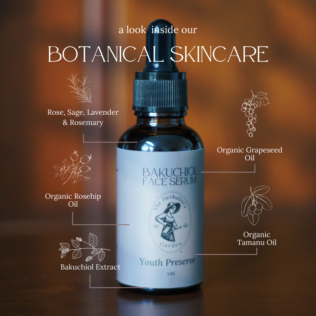 Bakuchiol Face Serum — The Herbalist's Garden